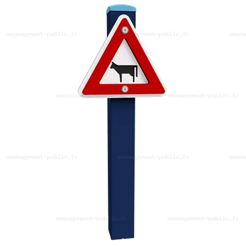 Panneau de circulation Passage Animaux pour circuits et parcours enfants